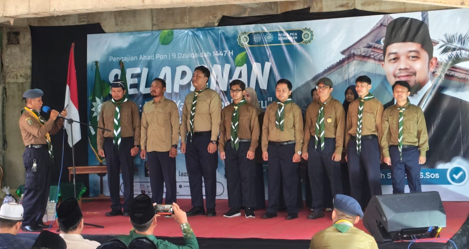 Pelantikan Hizbul Wathan Warnai Pengajian Selapanan PCM Kembaran